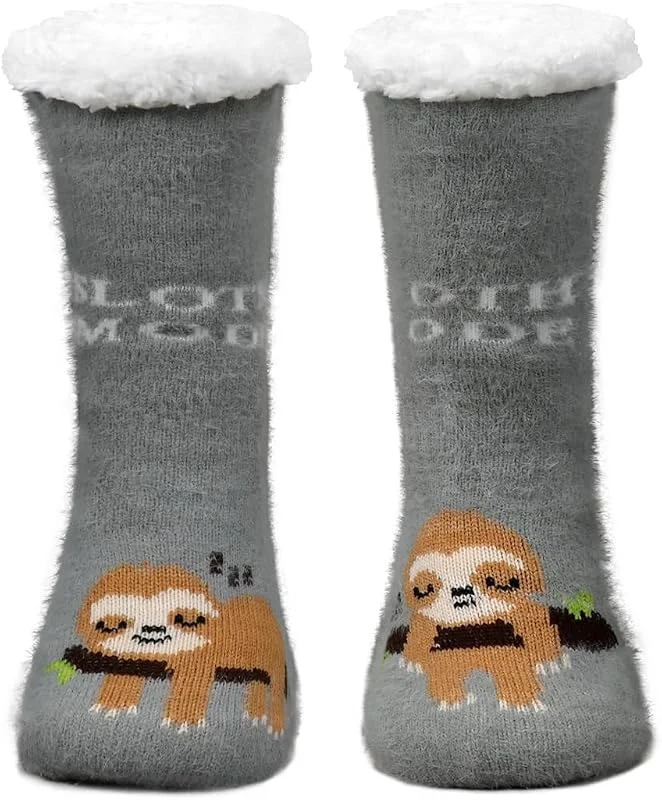 Augesak Calcetines Termicos Mujer, Calcetin Invierno, Calcetines Antideslizantes, Divertidos Animales Calcetin Casa Mujer, Navidad, Dormir Casa — Decoracion Navidad