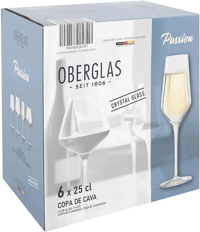 INDE Set de Copas Champagne Passion 250 ml 6 Piezas - Inde - EAN: 8435476281950 — Vino y mesa festiva