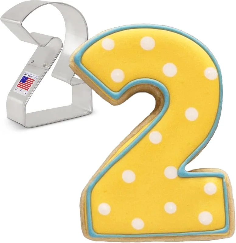 Visita la tienda de Ann Clark Cookie Cutters Ann Clark Cookie Cutters Cortador de galletas número 2-7, 6 cm — Hogar y cocina