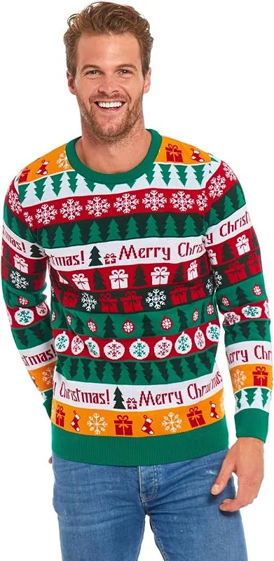 U LOOK UGLY TODAY Christmas Jumpers Suéter para Hombre — Ropa Navidad