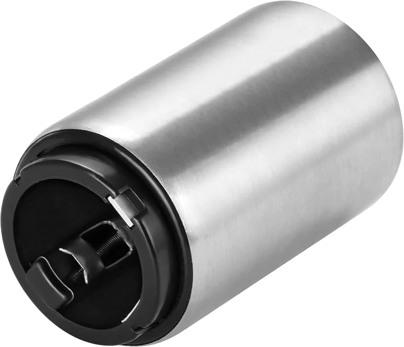 welsberg abridor automático de botellas con mecanismo magnético para tapas de cerveza y bebidas, abrebotellas, elevador de tapas compacto, para cocina, camping, bar, restaurantes, plateado — Vino y mesa festiva