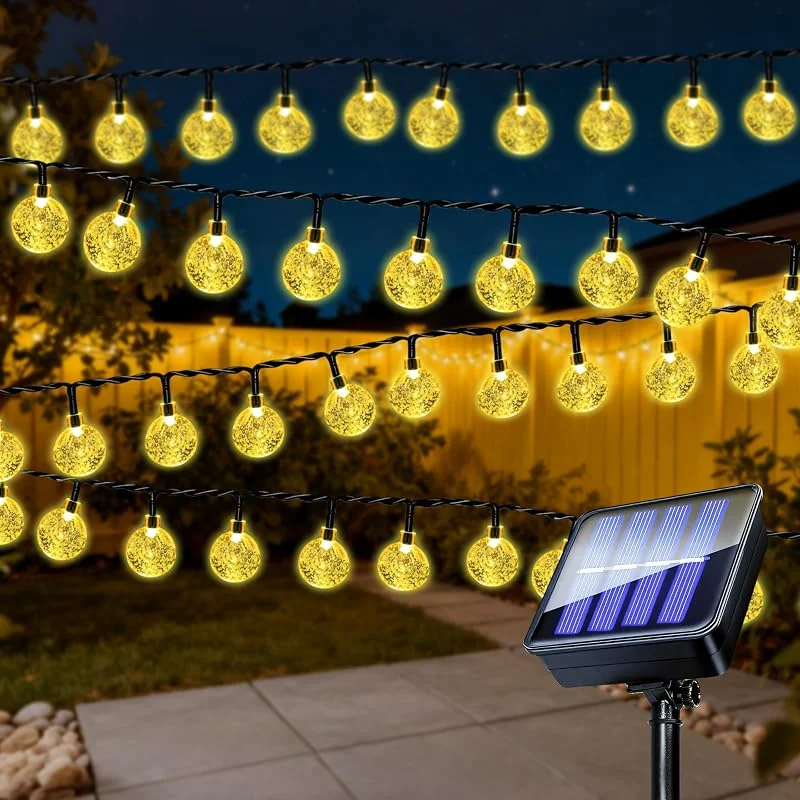 Visita la tienda de Xcdhemde Guirnaldas Luces Exterior Solar 7M 50LED, IP65 Impermeable — Luces Navidad