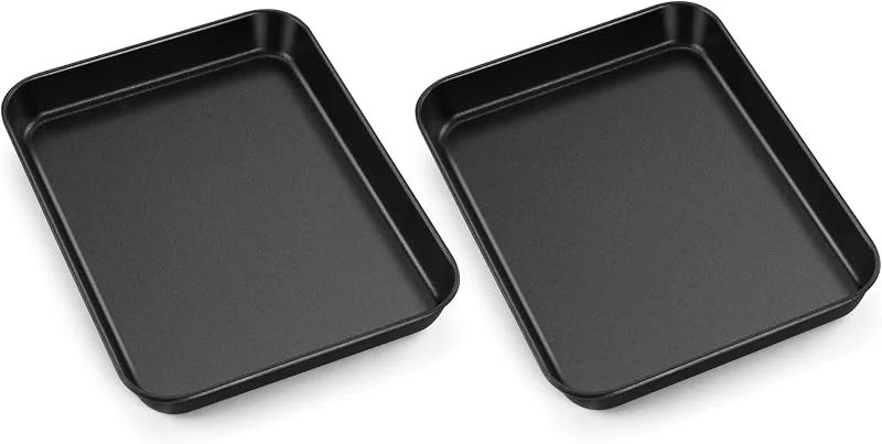 Joyfair 2 bandejas antiadherentes grandes para horno, 23, 8 x 17, 7 x 2, 5 cm — Hogar y cocina