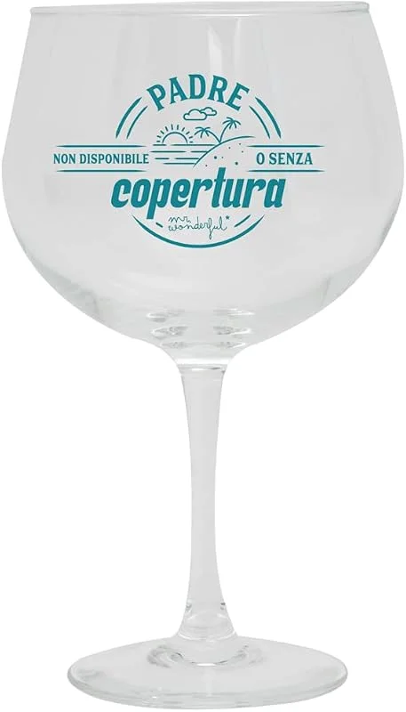 Visita la tienda de Mr. Wonderful Mr. Wonderful Copa de balón de cristal — Vino y mesa festiva