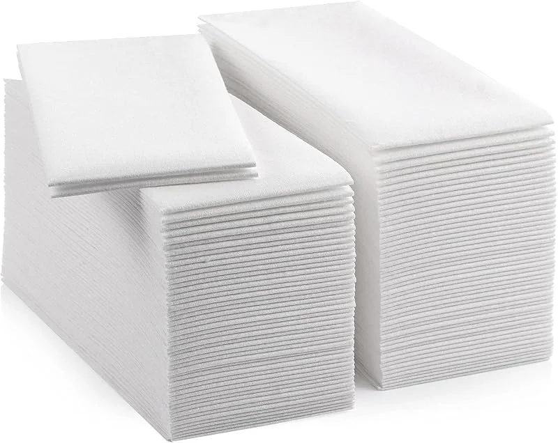 Visita la tienda de LEKOCH LEKOCH 100 pcs Papel Desechable Servilletas Blancas de Preminum Servilletas Papel Efecto Tela Blancas Rectangulares para Bodas, Navidad, 43 x 30 cm — Adviento y mesa