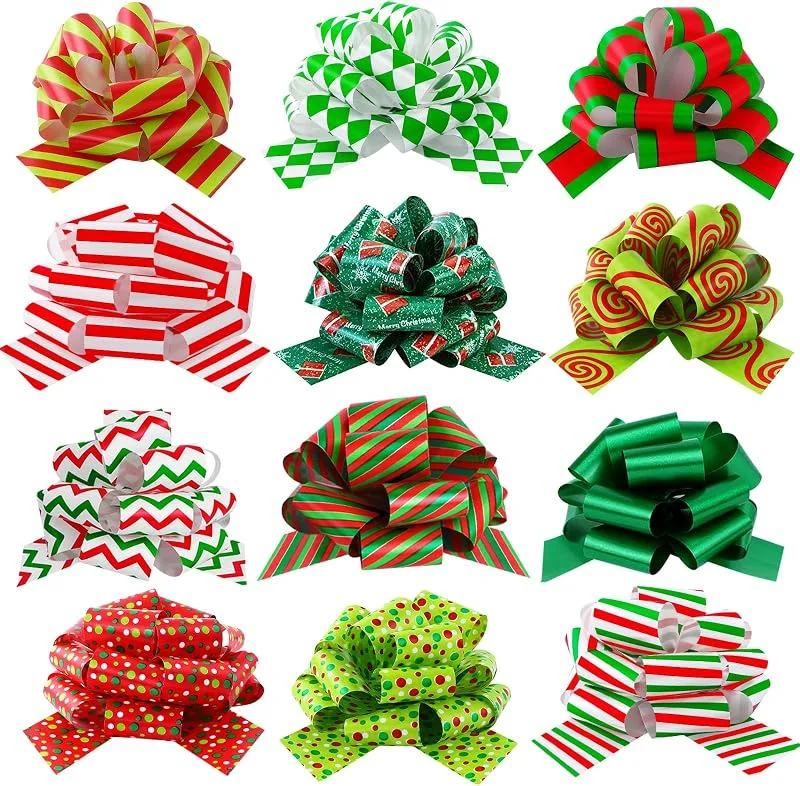 JOLCEEY JOISHOP Lazos de Navidad — Envoltorio regalo