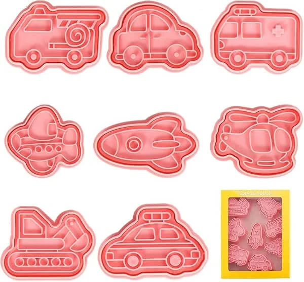 MAIREULB Cortador de galletas de Navidad, Moldes de Galletas, Juego de 8 Cortadores, Copos de Nieve, Árboles de Navidad, Muñecos de Nieve, Sombreros, Calcetines, Cortadores de Galletas para Niños — Hogar y cocina