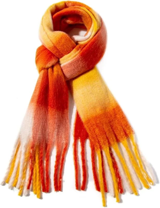 XINNE Bufanda de Mujer Invierno Otoño Manta Cálida Bufandas Chal Envolvente — Ropa Navidad