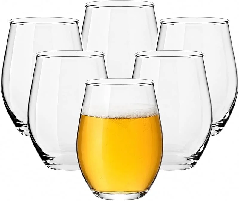 Visita la tienda de TREND FOR HOME TREND FOR HOME Grandes Vasos Aqua 624 ml Juego de 6 Vasos Cocktail Zumo Copa de Vino Vaso Vidrio Transparente Copas de Vino Blanco, Apto para Lavavajillas, Sofia — Vino y mesa festiva