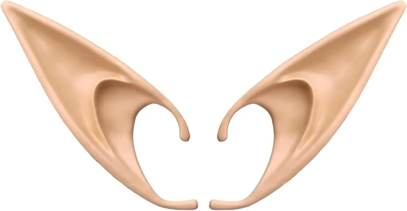 TIutmivo Orejas de elfo, orejas de elfo, orejas de elfo, accesorios para disfraz de elfo, fiesta de Navidad, Halloween, carnaval, accesorios de disfraz (grande) — Ropa Navidad