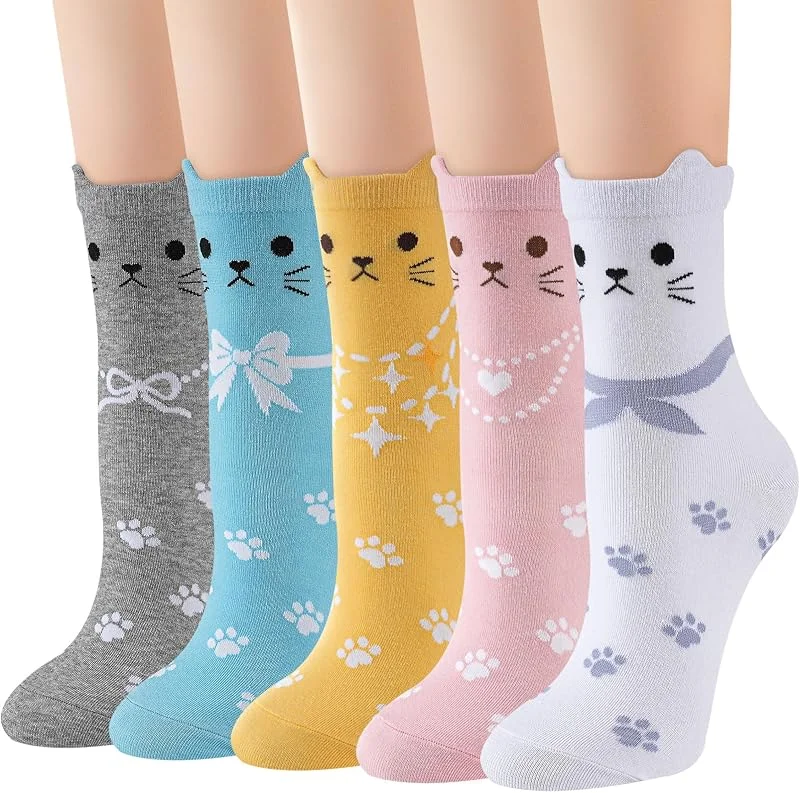 SockWaddles:calcetines de caña media con bonitos estampados de animales — Decoracion Navidad