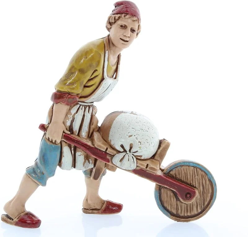 Visita la tienda de Moranduzzo Moranduzzo Panadero para Belén de 10 Cm Escala 1:20 - Figuras de Belén Indestructibles - Estilo 700', Pintura Acabada a Mano, Producto Oficial, Escultor M. Landi — Decoracion Navidad