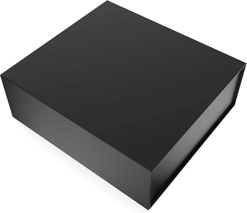 Visita la tienda de JiaWei Caja de regalo grande rectangular JIAWEI – 35 x 35 x 13 cm con tapas y cierre magnético para bodas, cumpleaños y baby shower, caja de regalo con una tarjeta de felicitación y papel de pañuelo. — Envoltorio regalo