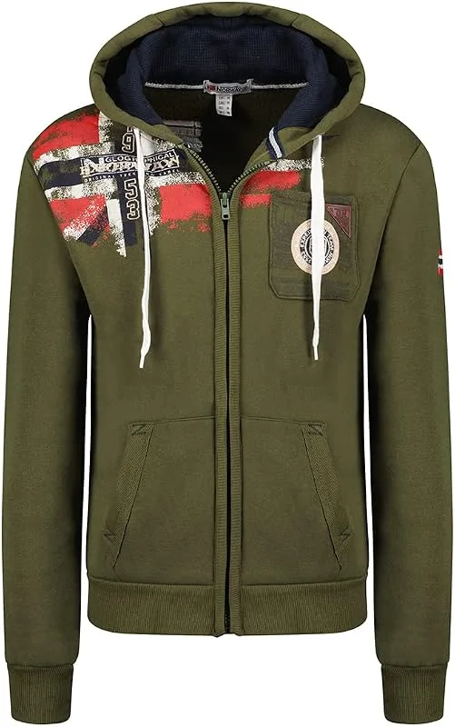 Visita la tienda de Geographical Norway Geographical Norway Fespote Men - Sudadera Hombre con Capucha Bolsillo Canguro para Hombres - Jersey Sudaderas Manga Larga - Ropa para Hombre Primavera Verano Otoño Invierno — Ropa Navidad