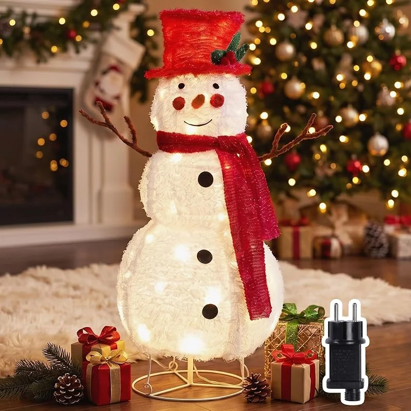 Visita la tienda de GlobaLink GlobaLink Muñeco de Nieve Navideño Plegable Decoración 70CM — Decoracion Navidad