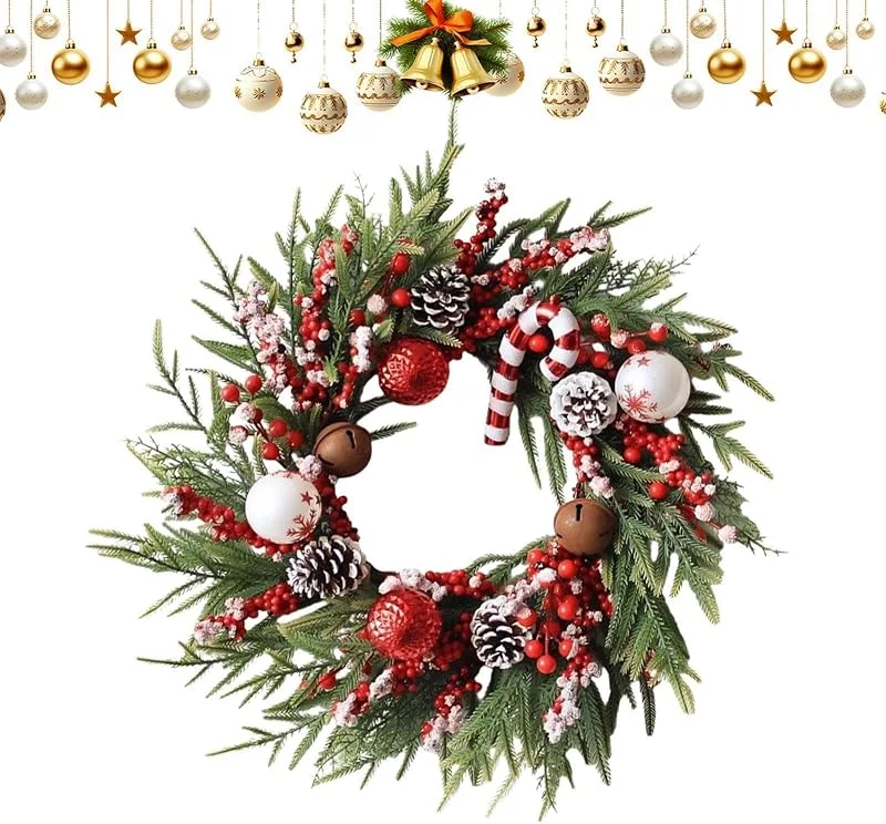 Generic Guirnalda de Navidad para puertas de Navidad, decoración artificial — Decoracion Navidad