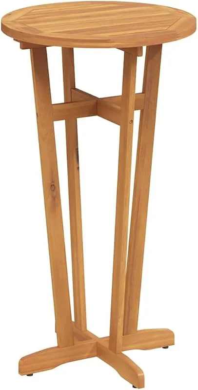 Visita la tienda de vidaXL vidaXL Mesa Alta de jardín Madera Maciza de Acacia Ø60x105 cm — Decoracion Navidad