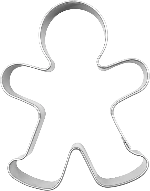 BekkiB - Molde para galletas "hombre de jengibre, chico" – aprox. 6, 3 cm, de acero inoxidable para hornear galletas y bizcochos, lavable en lavavajillas – 86 — Hogar y cocina
