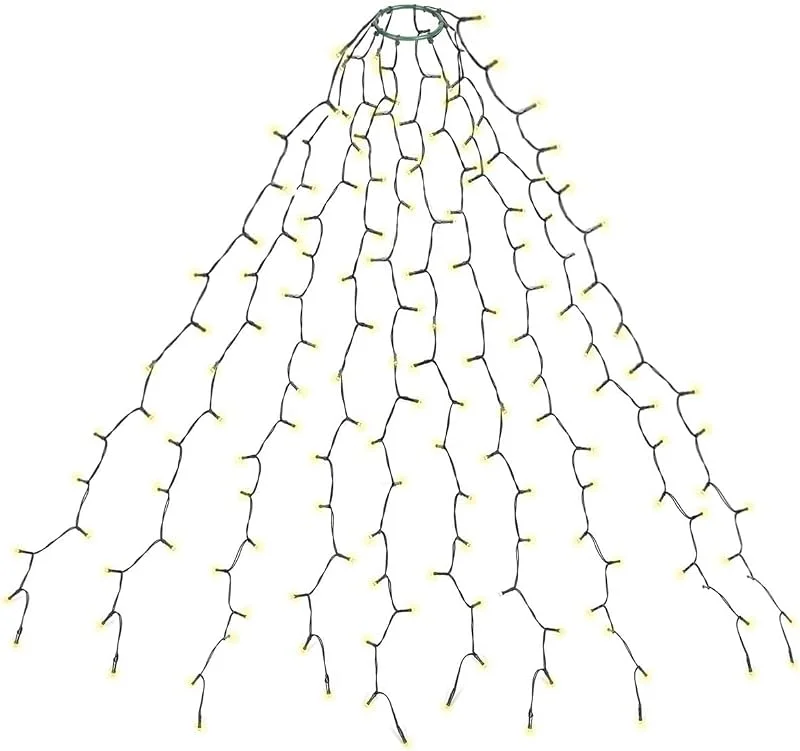 Visita la tienda de SALCAR SALCAR Guirnalda de Luces LED para Árbol de Navidad 3 m, Blanco Cálido — Luces Navidad