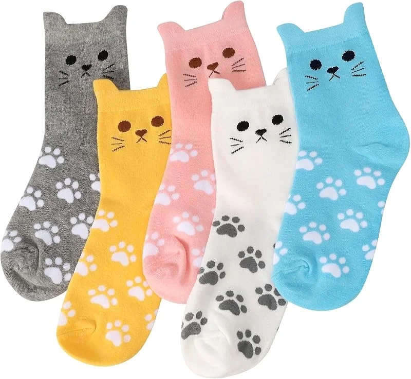 Visita la tienda de AGRIMONY AGRIMONY Calcetines Divertidos de Animales para Mujer Niña-Regalos Originales Graciosos Cumpleaños Navidad Cumpleaños San Valentin Dia de la Madre para Madres — Decoracion Navidad