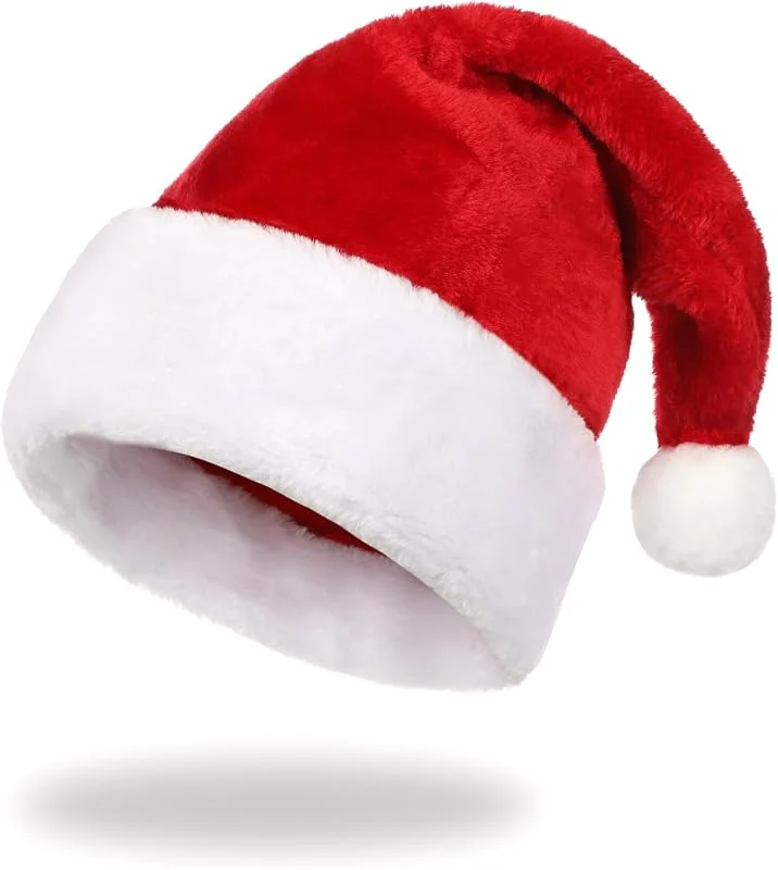 Nordstern Gorro de Navidad para adultos, color rojo con pompón — Ropa Navidad