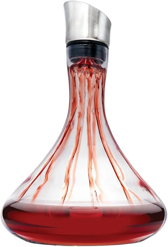 Visita la tienda de VB VIN BOUQUET Vin Bouquet Decantador de Vino 1, 5 L de Cristal con Filtro y Vertedor — Vino y mesa festiva