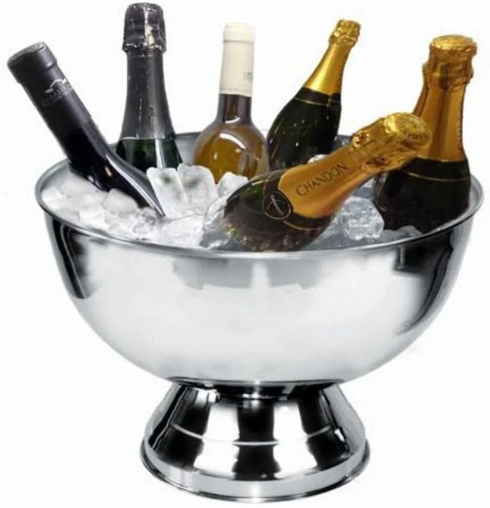 Visita la tienda de VB VIN BOUQUET Vin Bouquet FIE 305 - Champanera Acero Inoxidable Plateado 34 cm diametro — Vino y mesa festiva