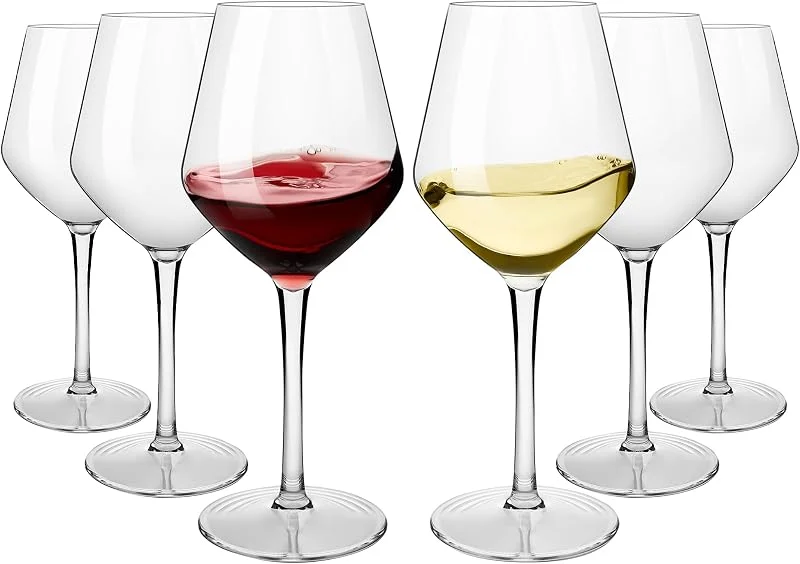 Visita la tienda de HAHASHOW HAHASHOW Copas de Vino Tinto Plástico Tritan Irrompibles 440ml, Juego de 6 — Vino y mesa festiva