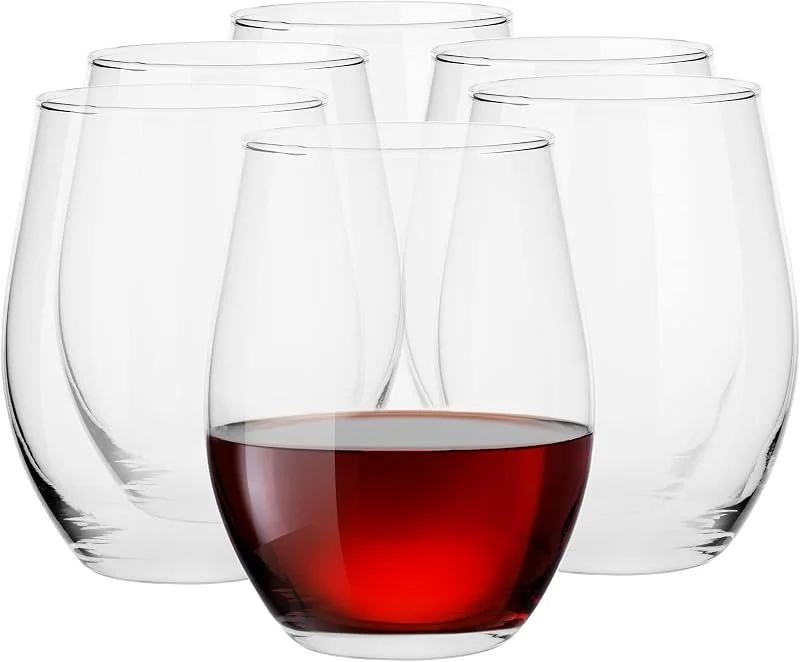 Visita la tienda de TREND FOR HOME TREND FOR HOME Grandes Copas de Vino, 580 ml, Juego de 6 Vasos, Vasos Aqua Copa de Vino sin Tallo Vaso Vidrio Agua Copas Cocktail, Apto para Lavavajillas, Colección Sofia — Vino y mesa festiva