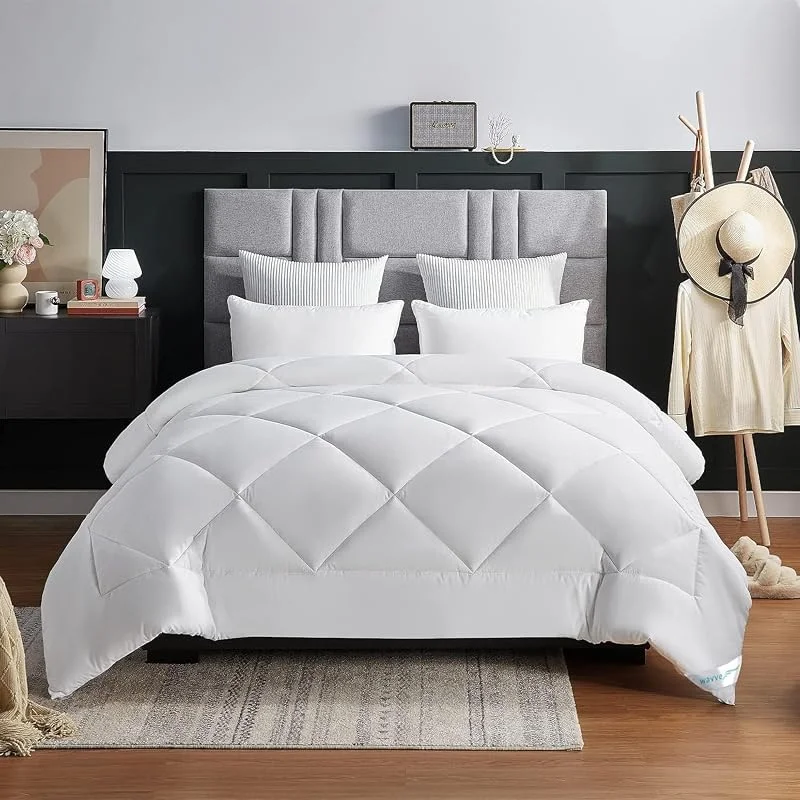 Visita la tienda de WAVVE WAVVE Edredón Relleno Nórdico 220x240 cm para Cama 135, 150, Edredón de Fibra 450gr, m², Suave, Transpirable para Invierno (240x220 cm) — Vino y mesa festiva