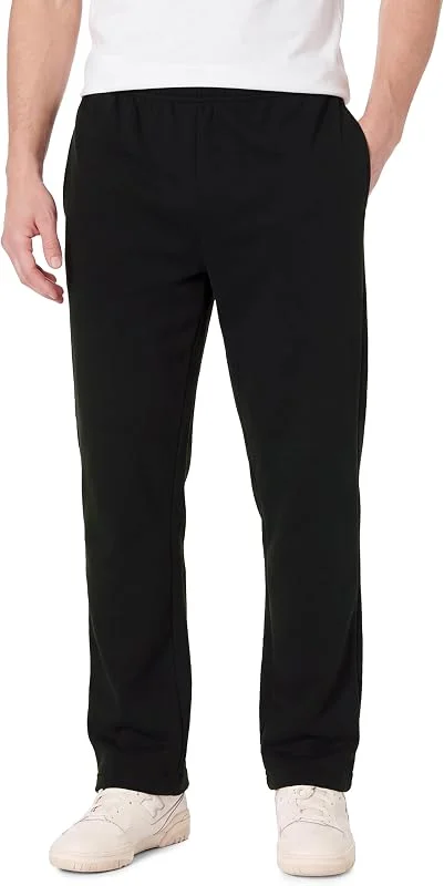 Visita la tienda de Amazon Essentials Amazon Essentials Pantalones Deportivos de Forro Polar con Parte Inferior Abierta (Disponibles en Tallas Grandes y Largos Especiales) Hombre — Ropa Navidad