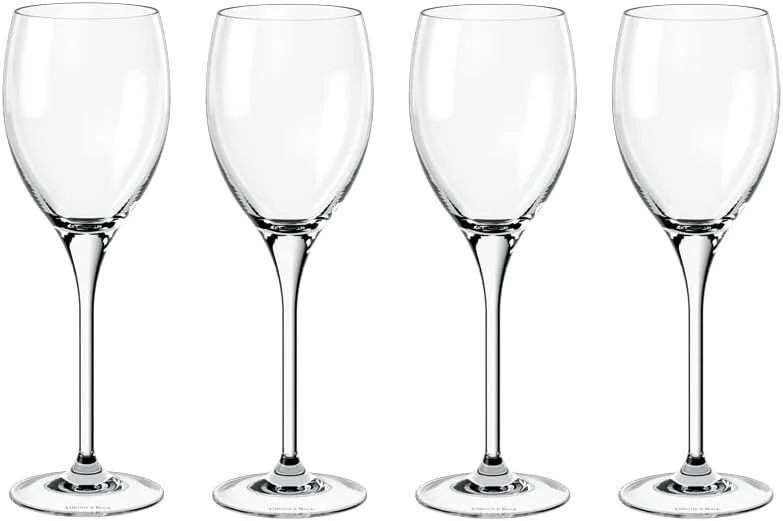 Villeroy & Boch - Maxima - copa de vino blanco, 4 unidades, 125 ml, cristal, claro — Vino y mesa festiva