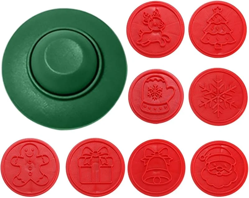 Generisch Sello de galletas de Navidad, antiadherente, herramienta para hornear — Hogar y cocina