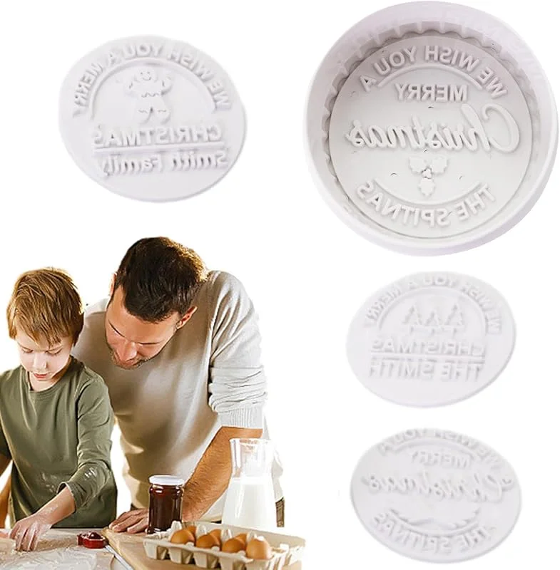 Generic Sellos de galletas de Navidad, 4 piezas, molde de hombre de jengibre — Hogar y cocina