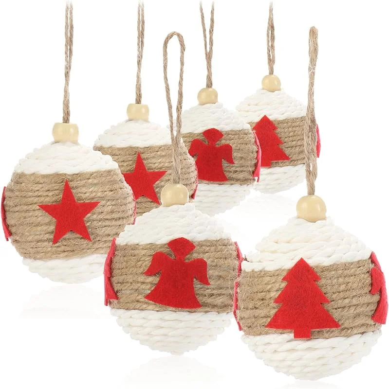 Visita la tienda de com-four COM-FOUR® 6X Adornos de Navidad, Bolas de árbol de Navidad con Funda — Decoracion Navidad