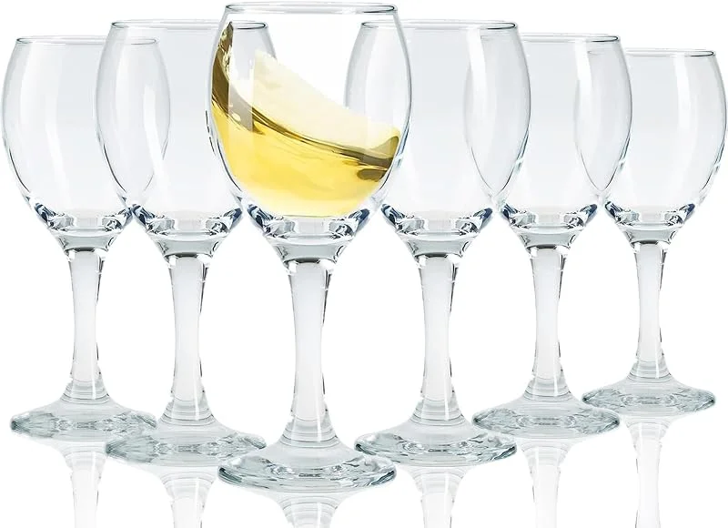Soopiiso Limoncello - Vasos de chupito con tallo, copas de vino de Oporto de 85.0 g (juego de 6) (6, 4.5 onzas) — Vino y mesa festiva
