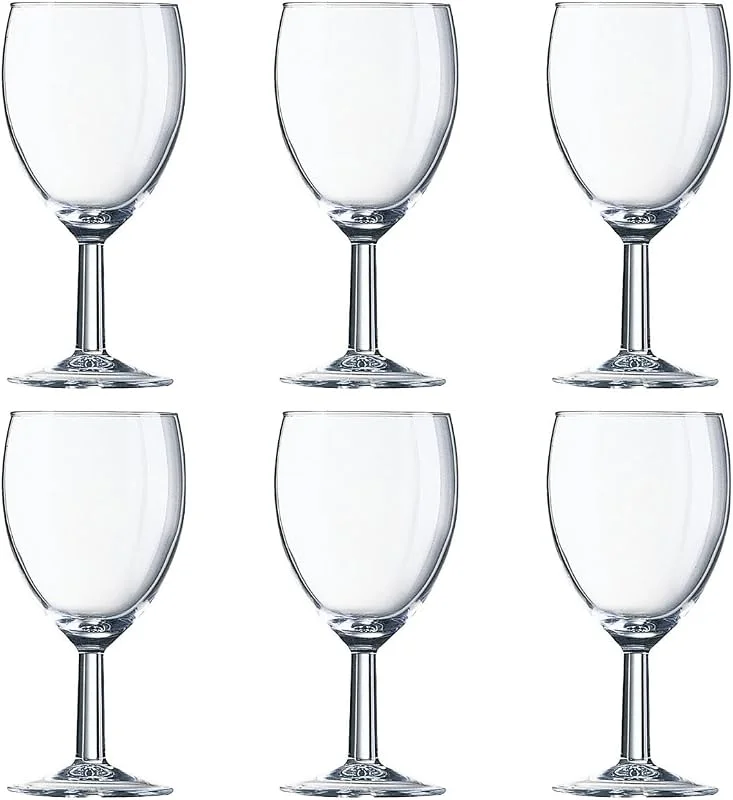 Arcoroc Set de 6 copas de vino Savoie de vidrio 35 cl — Vino y mesa festiva