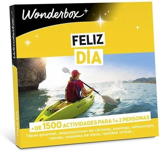 Visita la tienda de WONDERBOX WONDERBOX - Caja Regalo - Feliz Día - para 1 o 2 Personas — Envoltorio regalo