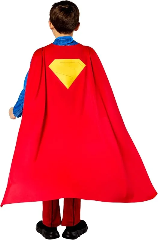 Visita la tienda de Rubies Rubies Capa Oficial Superman Movie para niños y niñas, Color Rojo, Unisex, Talla única, Licencia Warner Bros DC Comics para Carnaval, Navidad, Cumpleaños y fiestas — Ropa Navidad