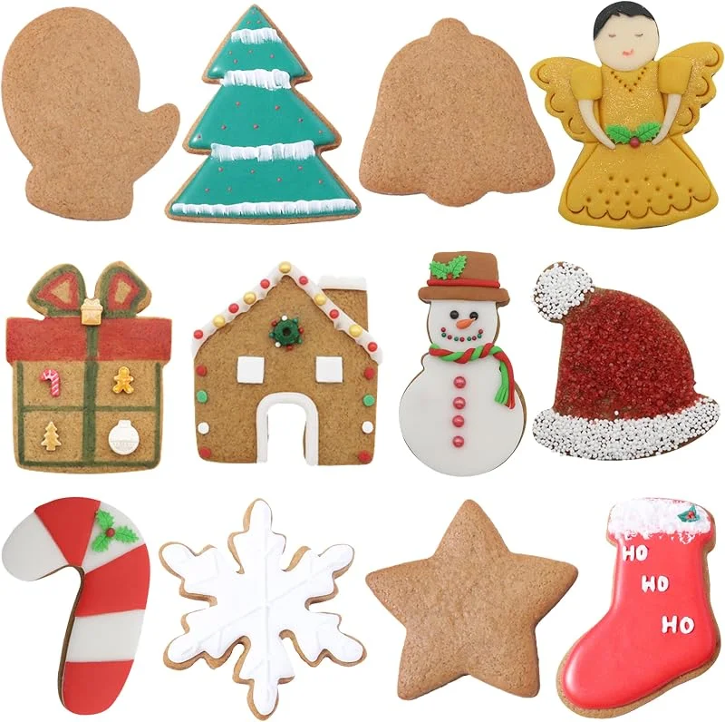 PME Navidad Cortadores de Galletas (Set de 12) — Hogar y cocina