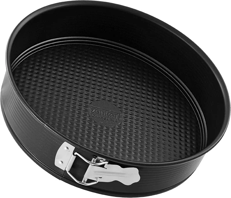 Visita la tienda de Zenker ZENKER Molde Desmontable 26 cm 1 Fondo. Molde Reposteria, Molde Tarta o Molde Bizcocho en Acero con Revestimiento Antiadherente ILAG Resistente Hasta 230ºC, Color: Negro, Molde 26 cm, 1 uds., Z3963 — Hogar y cocina