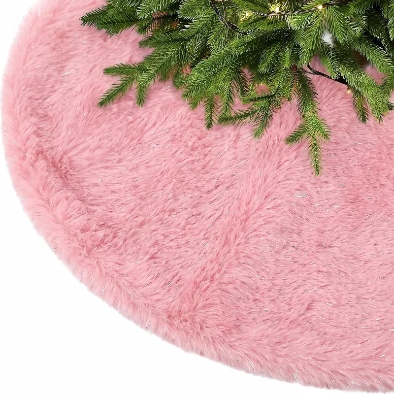 Visita la tienda de KONVINIT KONVINIT Falda de Árbol de Navidad Peluche Cubre Pie y Tapete para Árbol — Adviento y mesa