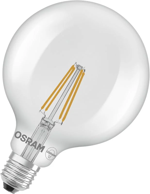 Visita la tienda de OSRAM Lámpara LED OSRAM Star Globe 125 60 Filamento 5, 9 W Transparente E27 — Cena a la luz de velas