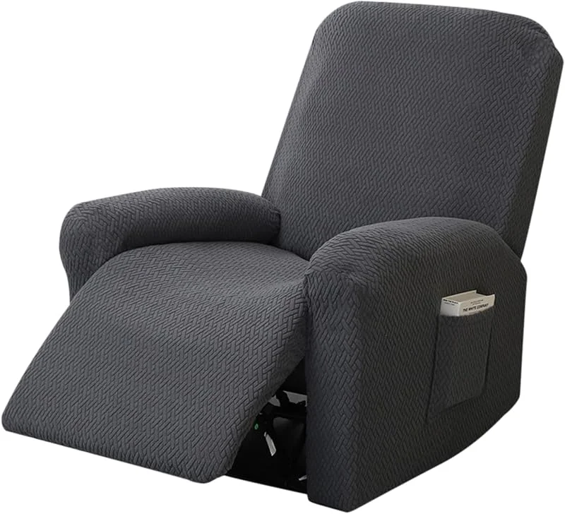 KMQRDZi Protector para sillón reclinable, funda elástica dividida para sofá tipo todo incluido, funda para sofá de sillón reclinable de 4 piezas, apta para lavado, funda para sofá C — Decoracion Navidad