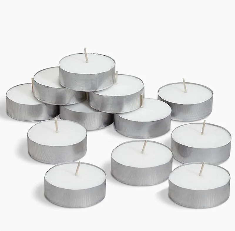 ZOPPER Maxi - Velas de té sin perfume, 2 velas de té para iluminación ambiental, decoración del hogar y aromaterapia para interiores y exteriores, larga duración, 10 horas de combustión — Cena a la luz de velas