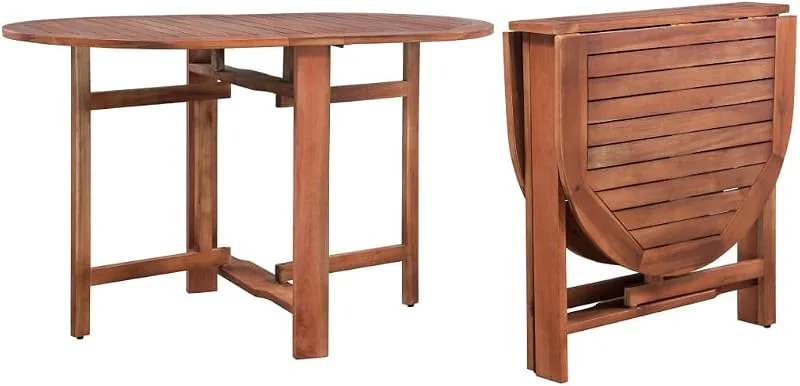 Visita la tienda de vidaXL vidaXL Mesa de jardín de Madera de Acacia Maciza 120x70x74 cm — Decoracion Navidad