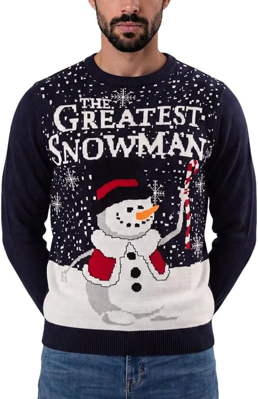 Xact Jersey de Navidad para hombre con diseño de muñeco de nieve — Ropa Navidad