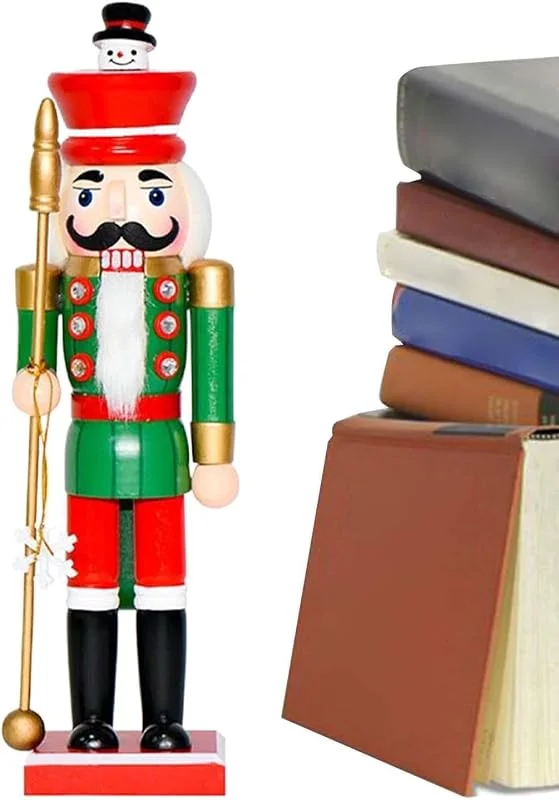 Zqkimzi Figura de Cascanueces Navideño Figura de Madera para Decoración del Hogar — Decoracion Navidad