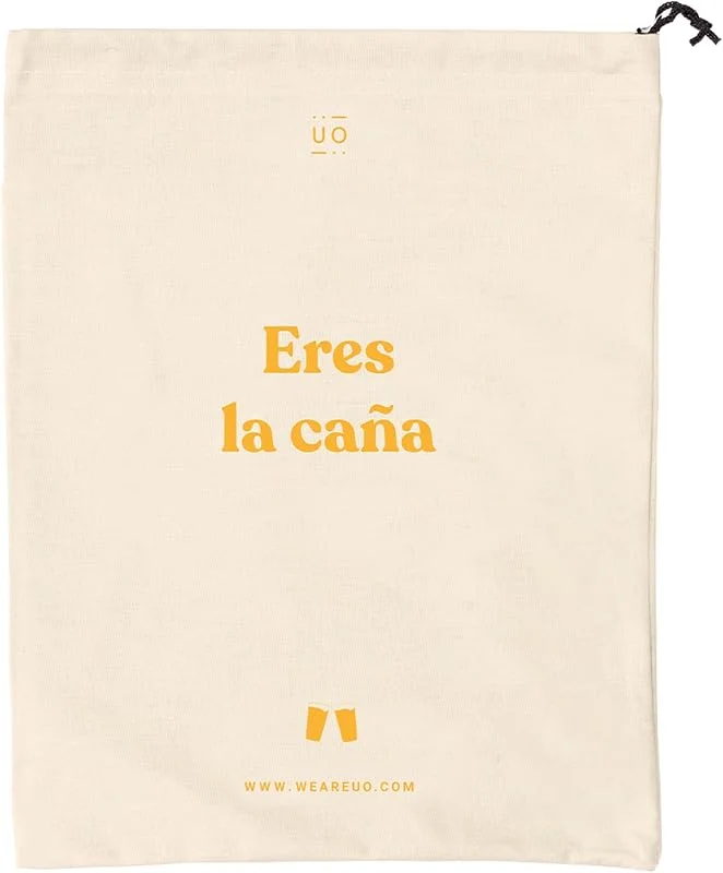 Visita la tienda de UO Bolsa tela regalo "Eres la caña", Algodón natural 100%, Tamaño 24 cm x 30 cm, Reutilizable, Ideal para envolver regalos, cierre con cordón. — Envoltorio regalo