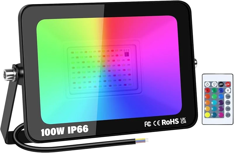 Visita la tienda de Willpower Willpower Focos LED RGB 100W Luz Cambio de Color Proyector LED Exterior — Luces Navidad